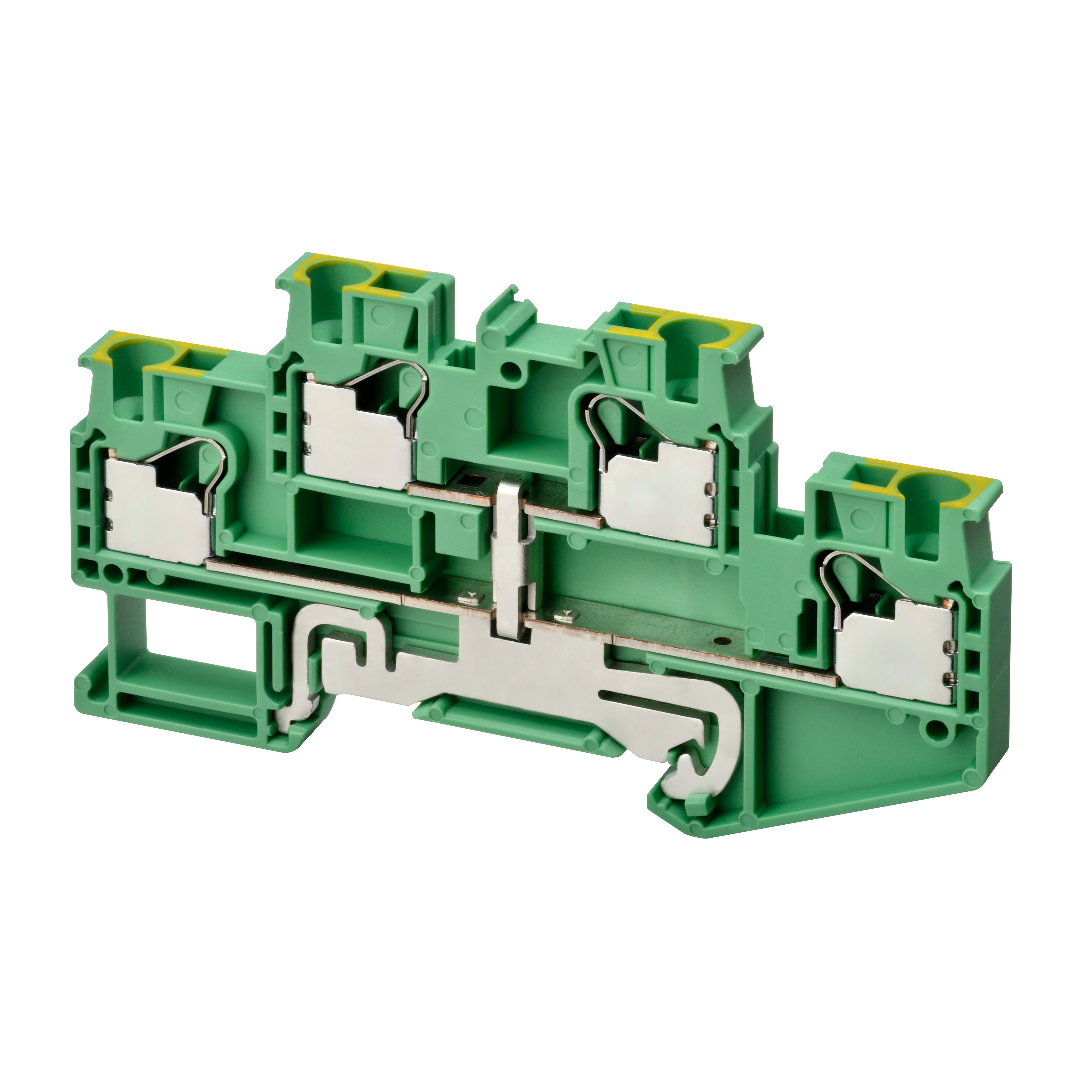 OMRON ELECTRONICS - Morsettiera su guida DIN multilivello terra