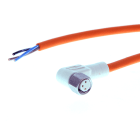 OMRON ELECTRONICS - Accessori sensori connettore femmina M8 angolati precablati ghiera SUS 316L 3 fili polipropilene lavaggio detersivo 5 m