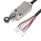 OMRON ELECTRONICS - Finecorsa meccanico 4NC azione lenta leva e rotella cavo 5m montaggio verticale IP67 D4F4205D