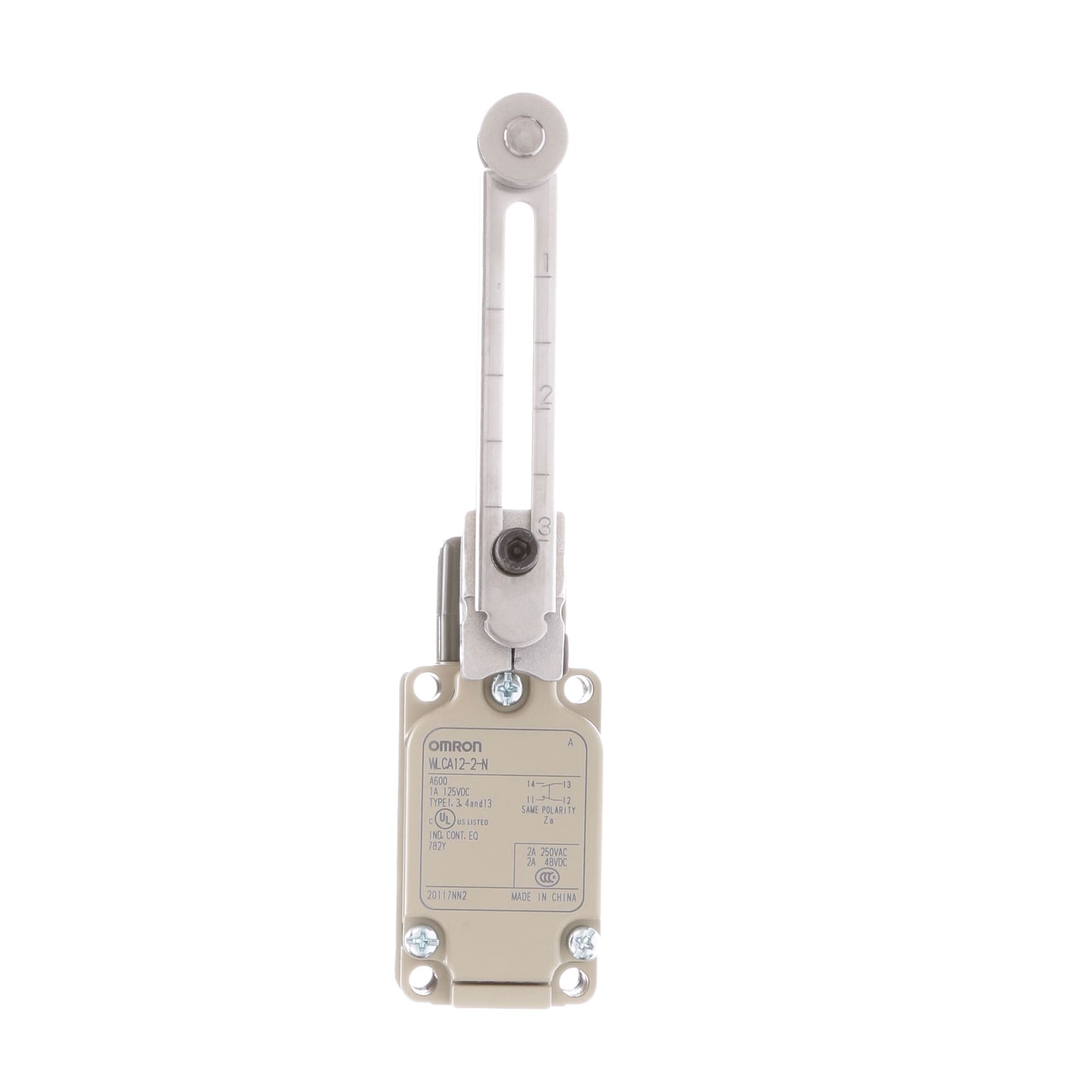 OMRON ELECTRONICS - FINECORSA, LEVA A ROTELLA REGOLABILE: OL