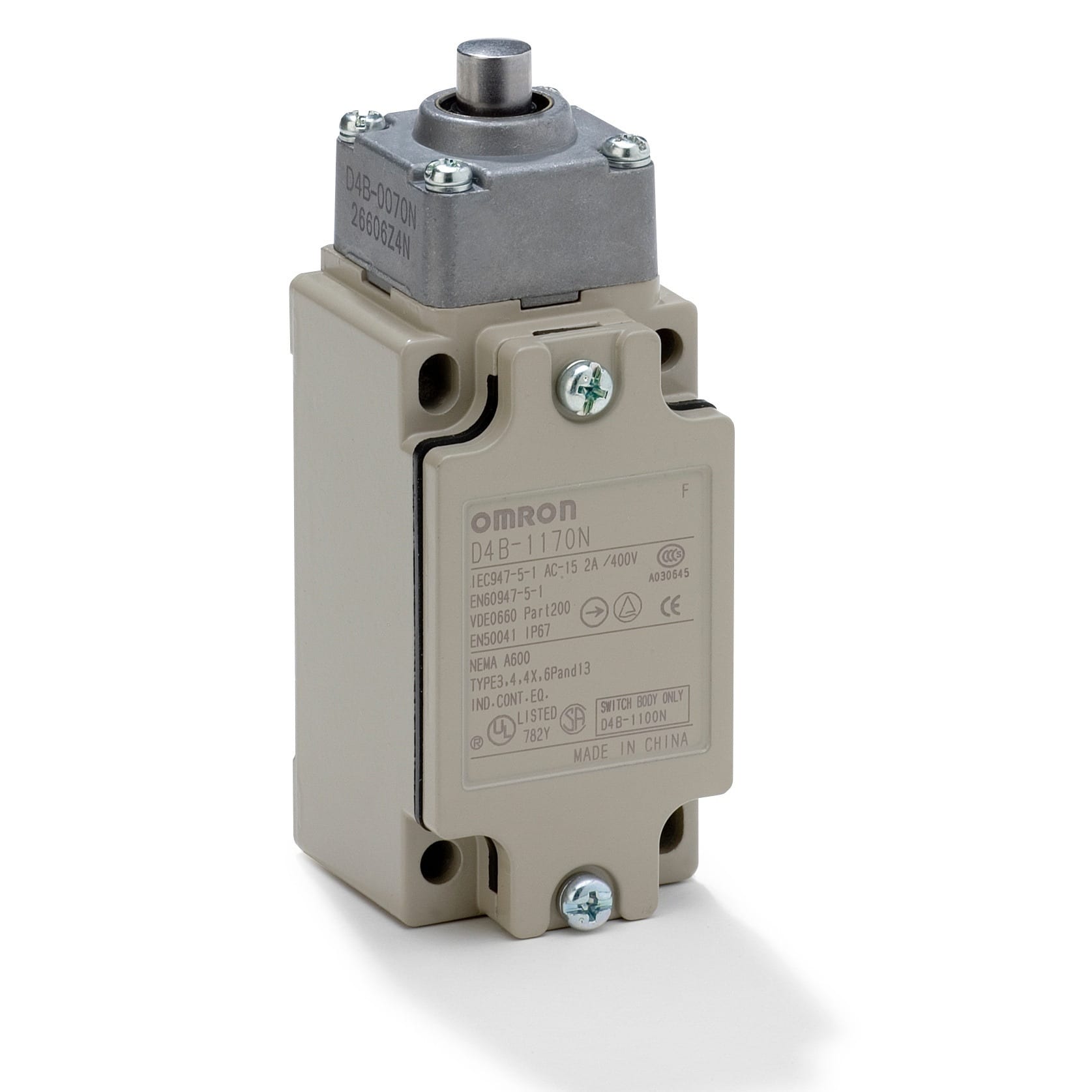 OMRON ELECTRONICS - FC,MECC,M20,1NA+1NC,LENTO,PULSANTE