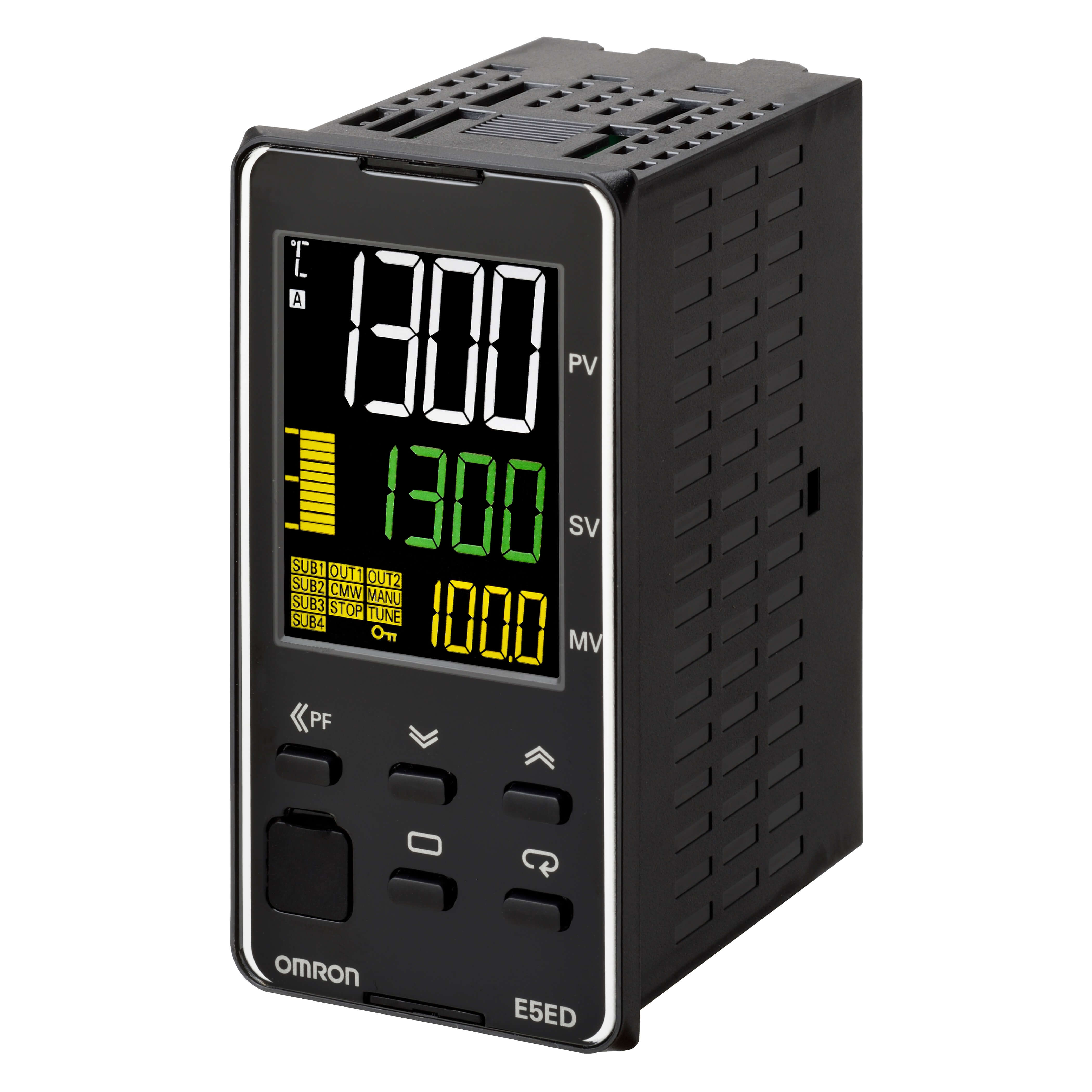 OMRON ELECTRONICS - Termoregolatore 1/8 DIN 96x48 mm, 1 uscita 12 Vcc impulso, 4 AUX, EVT I/P2, RS-485, burnout SSR fail, 100-240 Vca.