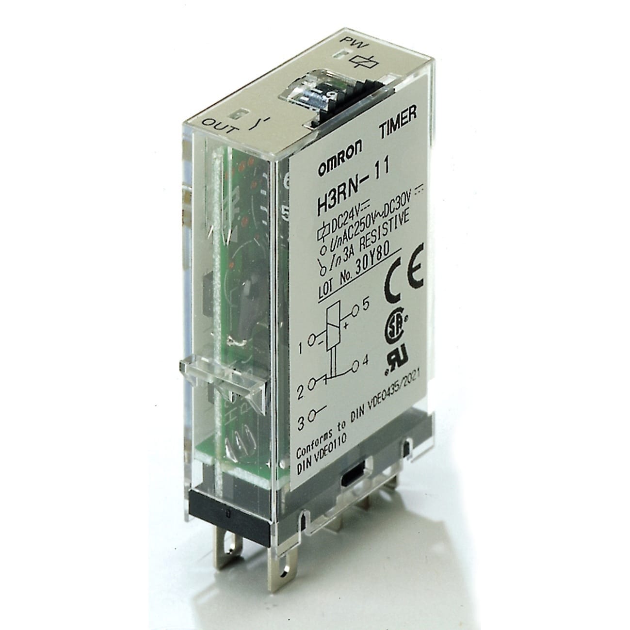 OMRON ELECTRONICS - TIMER, PLUG-IN, 8 PIN, MULTIFUNZIONE, 0,