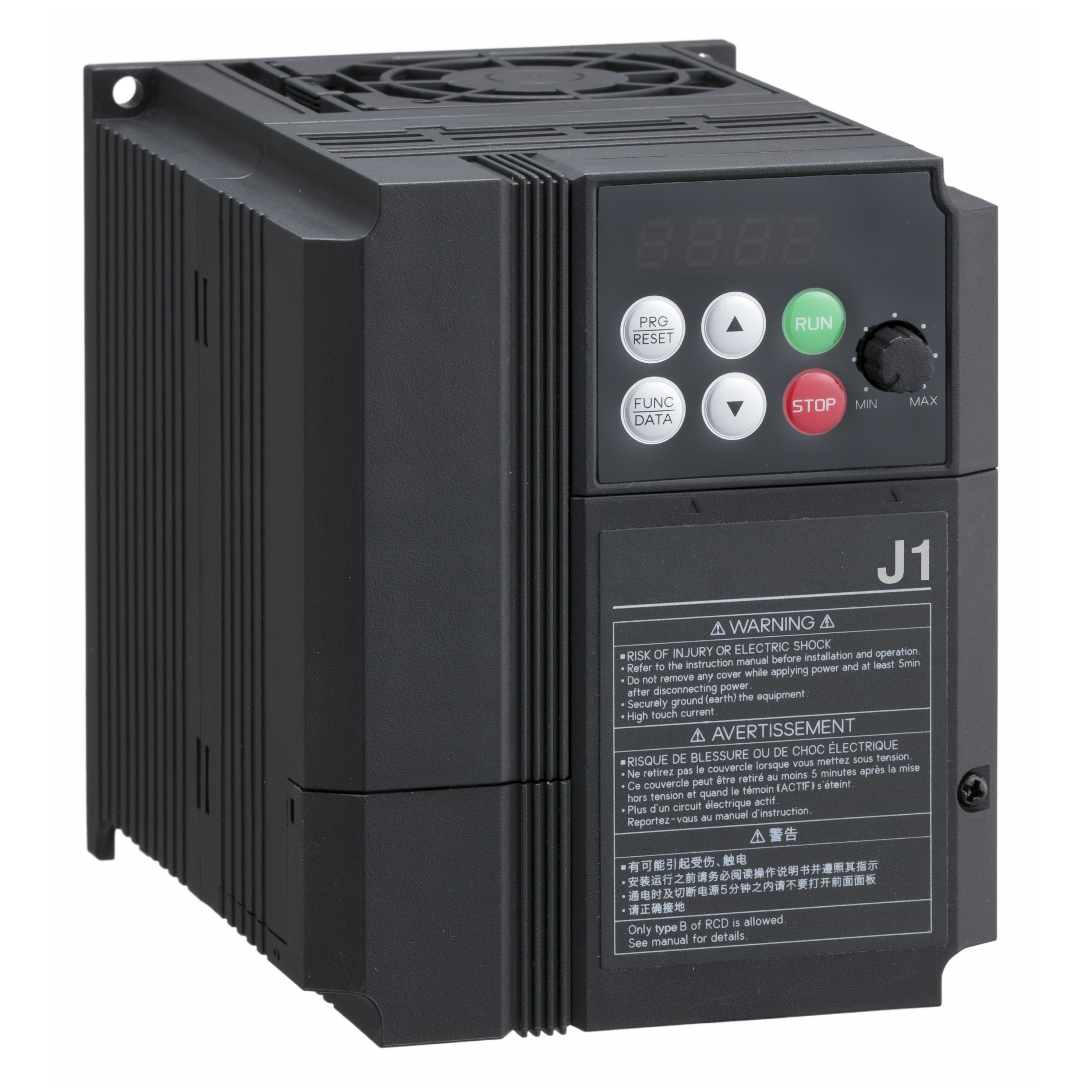 OMRON ELECTRONICS - J1 AC DRIVE, 1.5 KW, 4.3 A, 400 VAC, 3~
