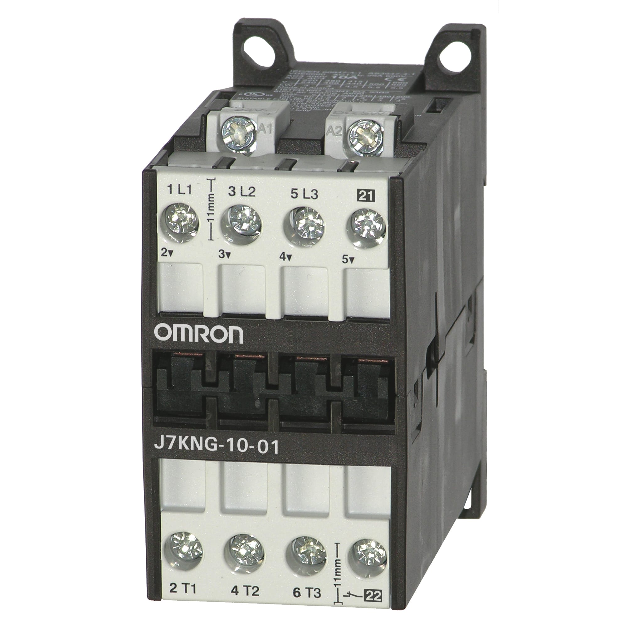 OMRON ELECTRONICS - CONTACTOR (DC-COIL), 3-POLE, 4 KW, 10 A