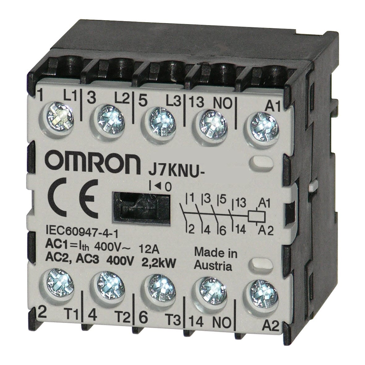 OMRON ELECTRONICS - CONTATTORE MICRO. 3 POLI. 2.2 KW, 5 A AC