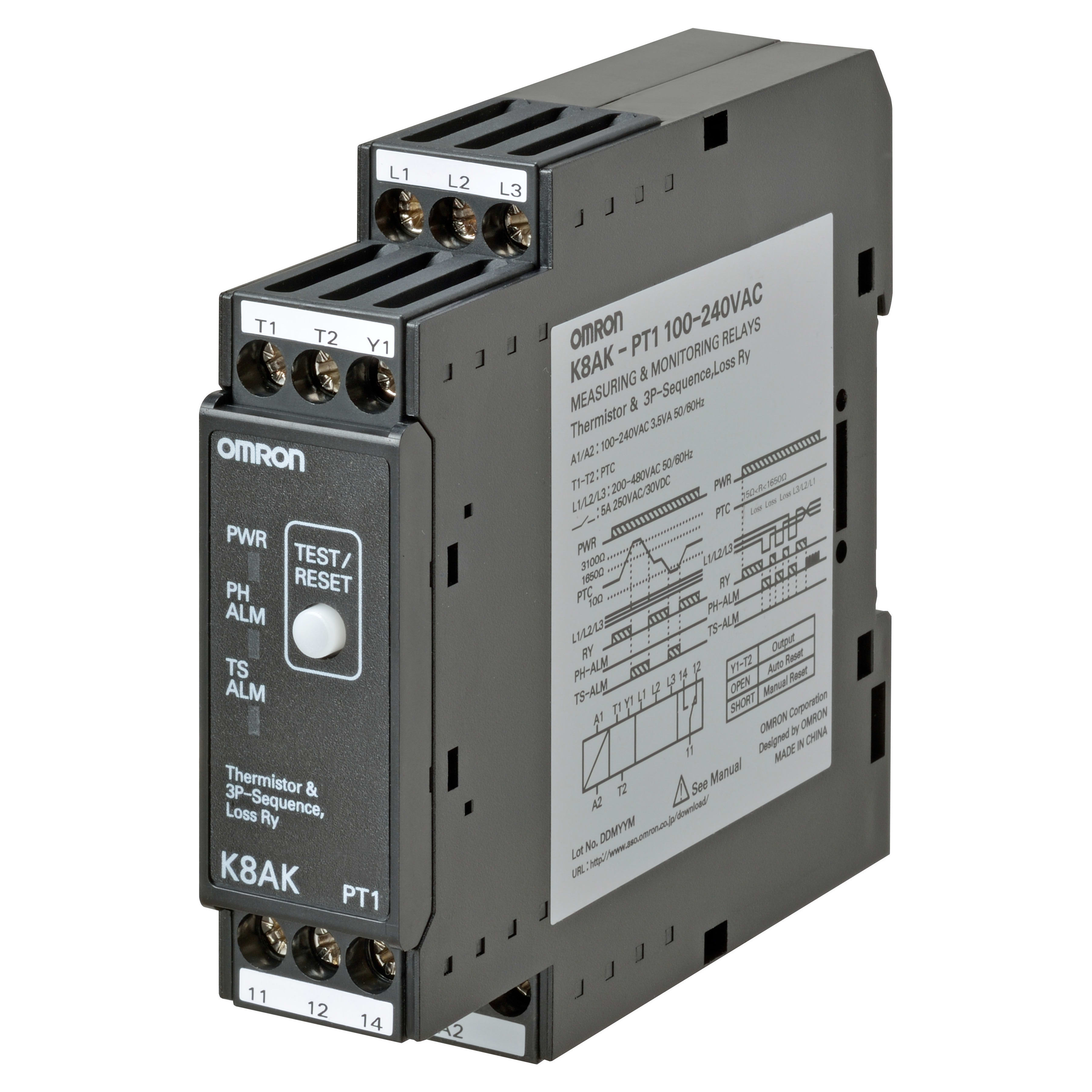 OMRON ELECTRONICS - RELE-CONTR3FAS200/480VSEQUENZA FASE MANC
