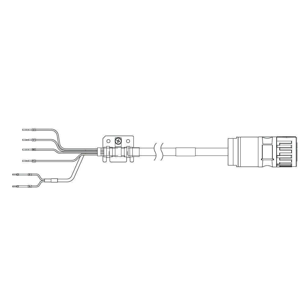 OMRON ELECTRONICS - CAVO ALIMENTAZIONE SERVOMOTORE SERIE 1S.