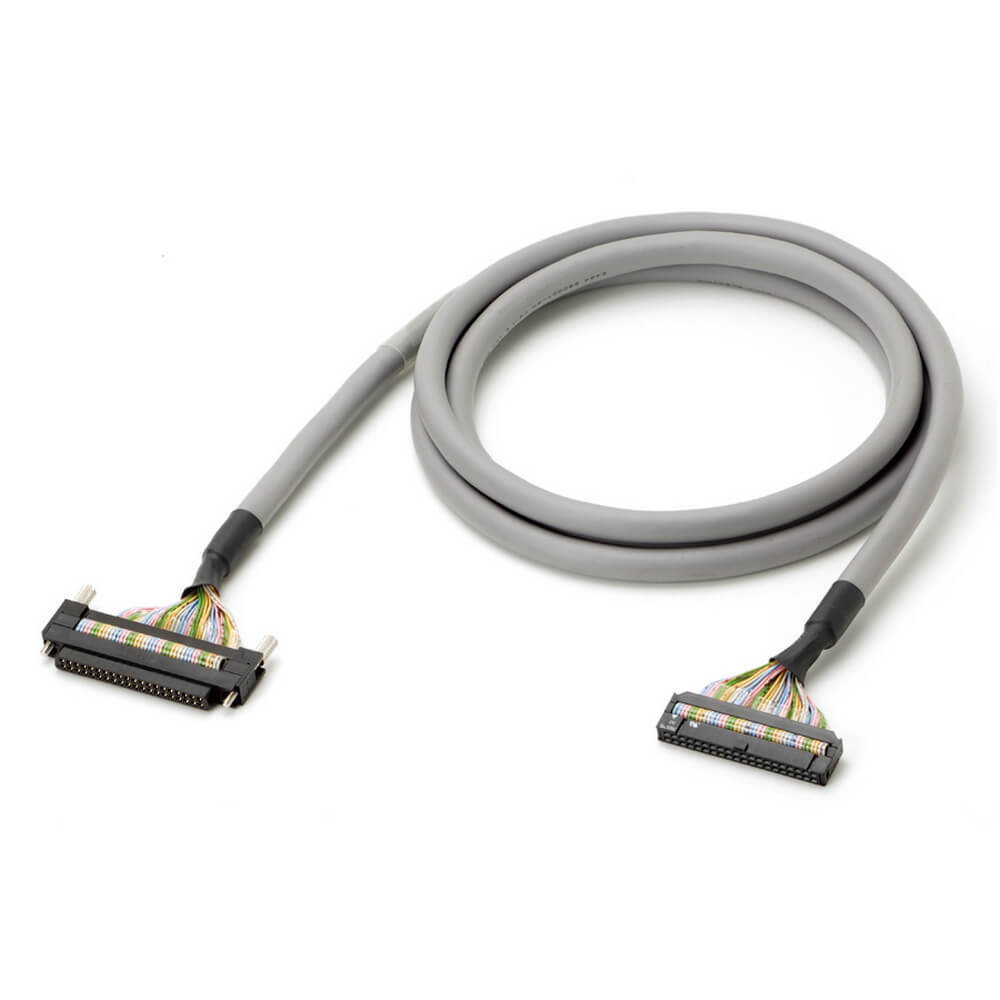 OMRON ELECTRONICS - Cavo PLC 3 m con connettore Fujitsu FCN40 lato I/O PLC e MIL40 lato morsettiera XW2D o XW2R.