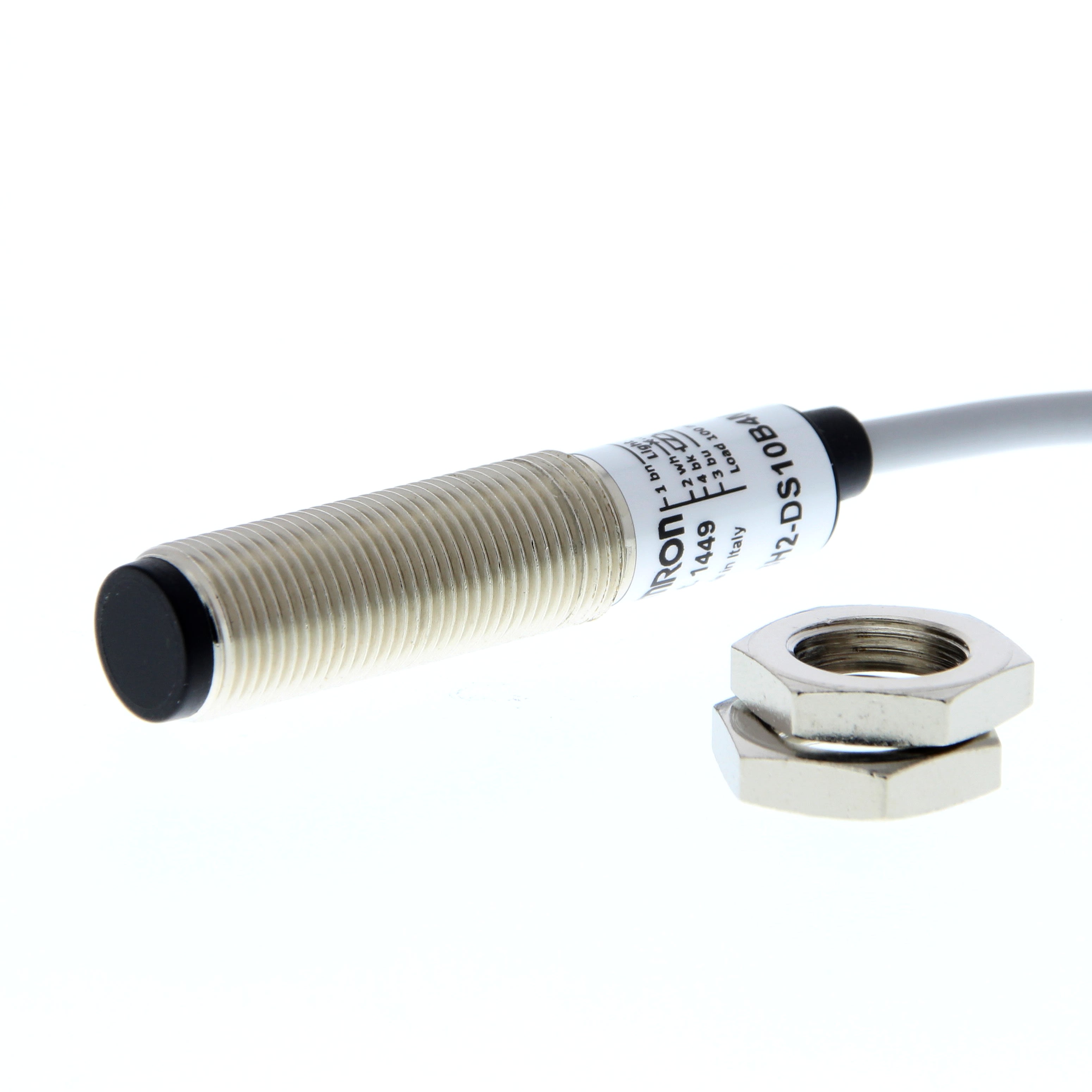 OMRON ELECTRONICS - sensore-cilindricoM12 reflex10cm PNP cavo2m