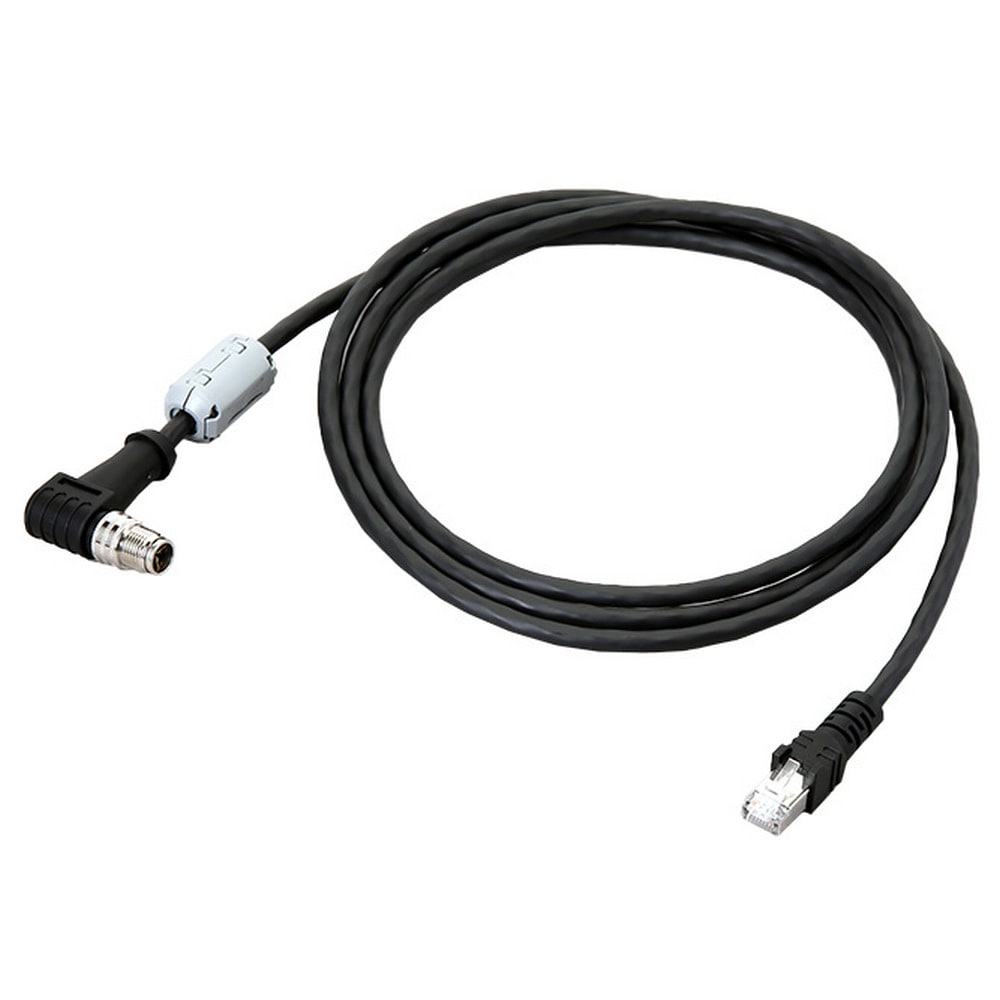 OMRON ELECTRONICS - FHV7 Ethernet cable, right angle, super ben