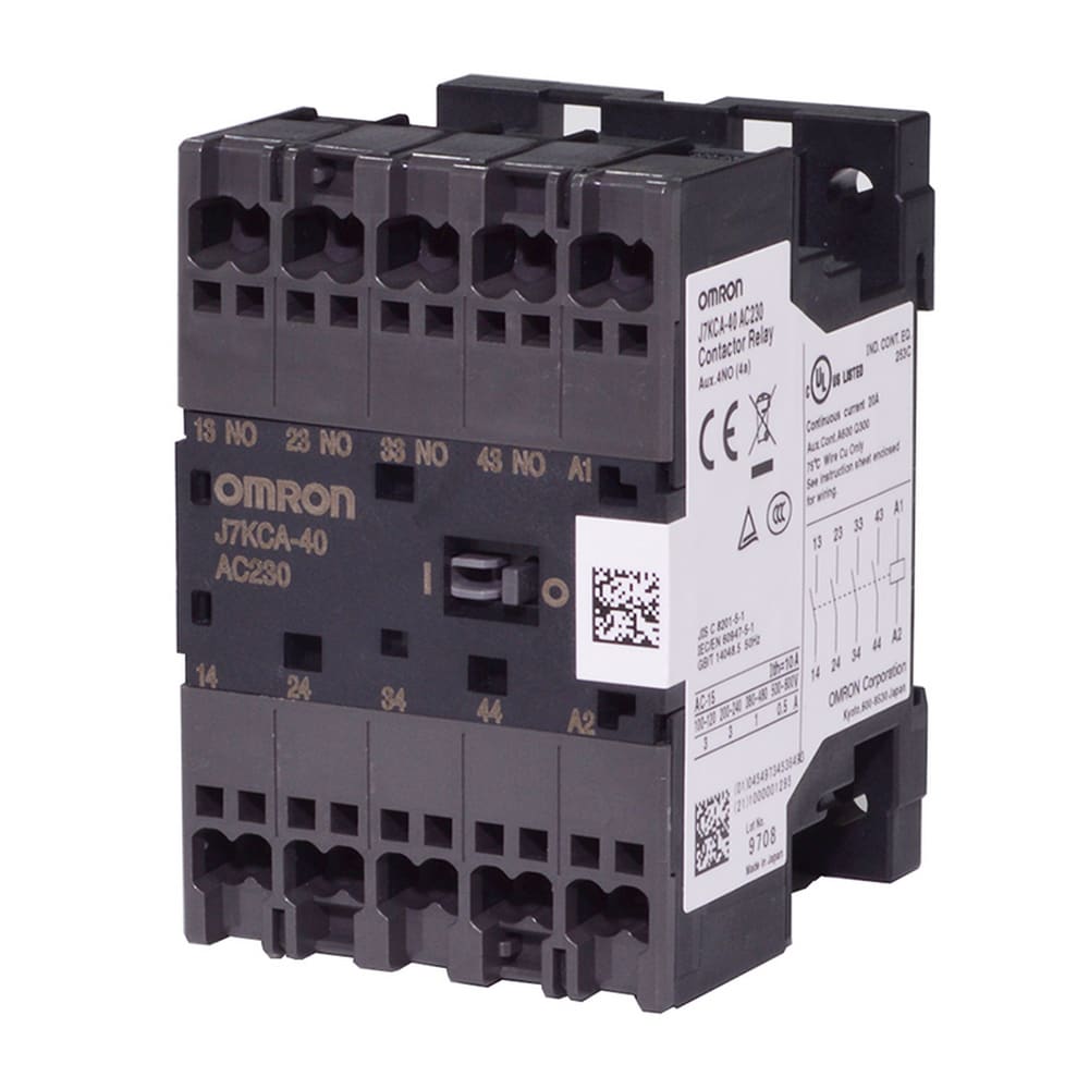 OMRON ELECTRONICS - Relè contattore. 4 poli. terminali Push-In