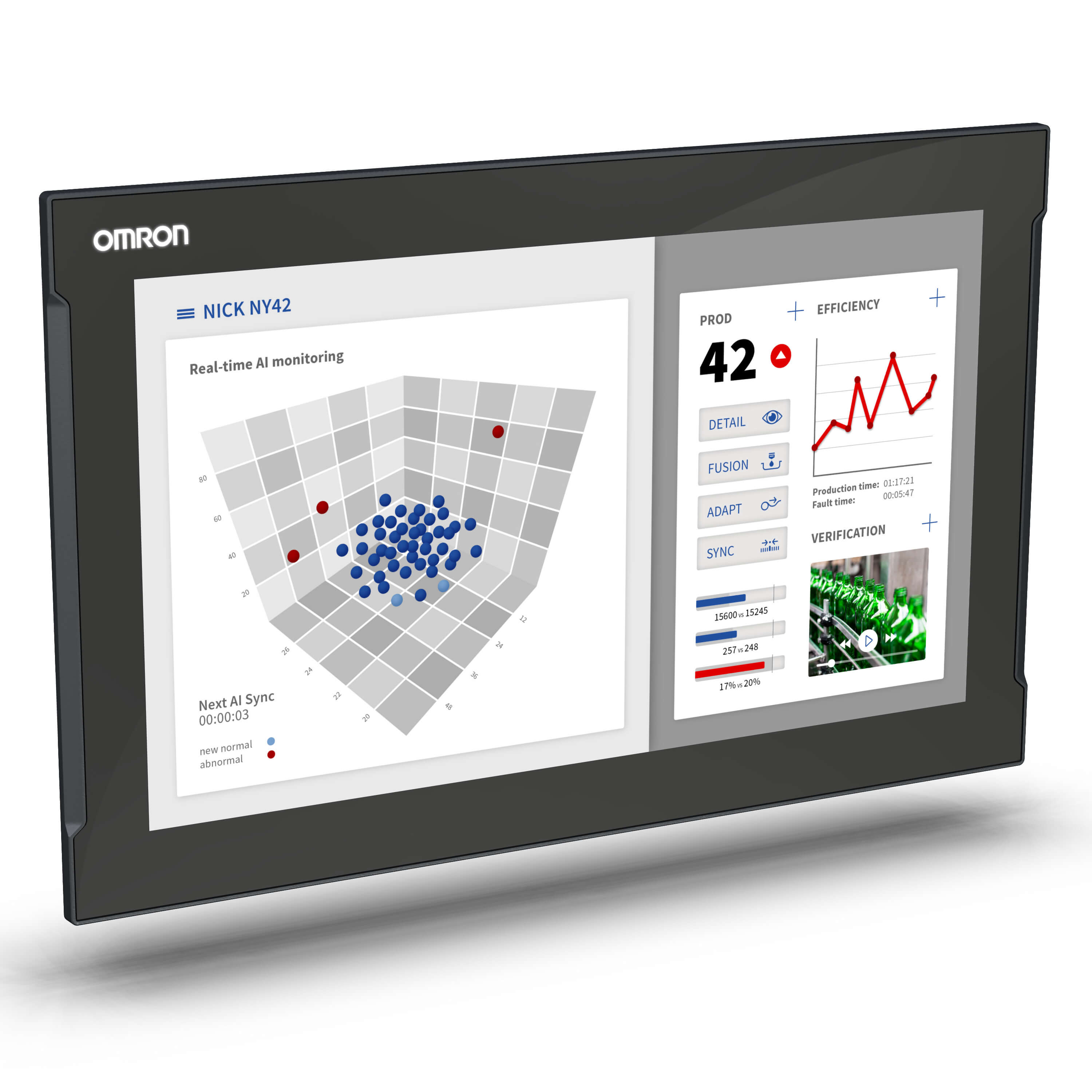 OMRON ELECTRONICS - Panel PC industriale con Intel Celeron 39
