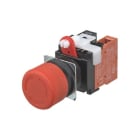 OMRON ELECTRONICS - Puls.22,A22E,Emergenza30mm,2NC,nonluminoso