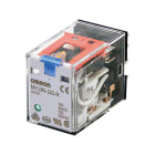 OMRON ELECTRONICS - Relè MY-GS-R, 24Vcc,4PDT,6A,diodo,LED, puls