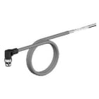 OMRON ELECTRONICS - Cavo ethernet cat. 5 in pvc con connettore maschio m12 radiale e estremità libera, lunghezza 0,5 m.