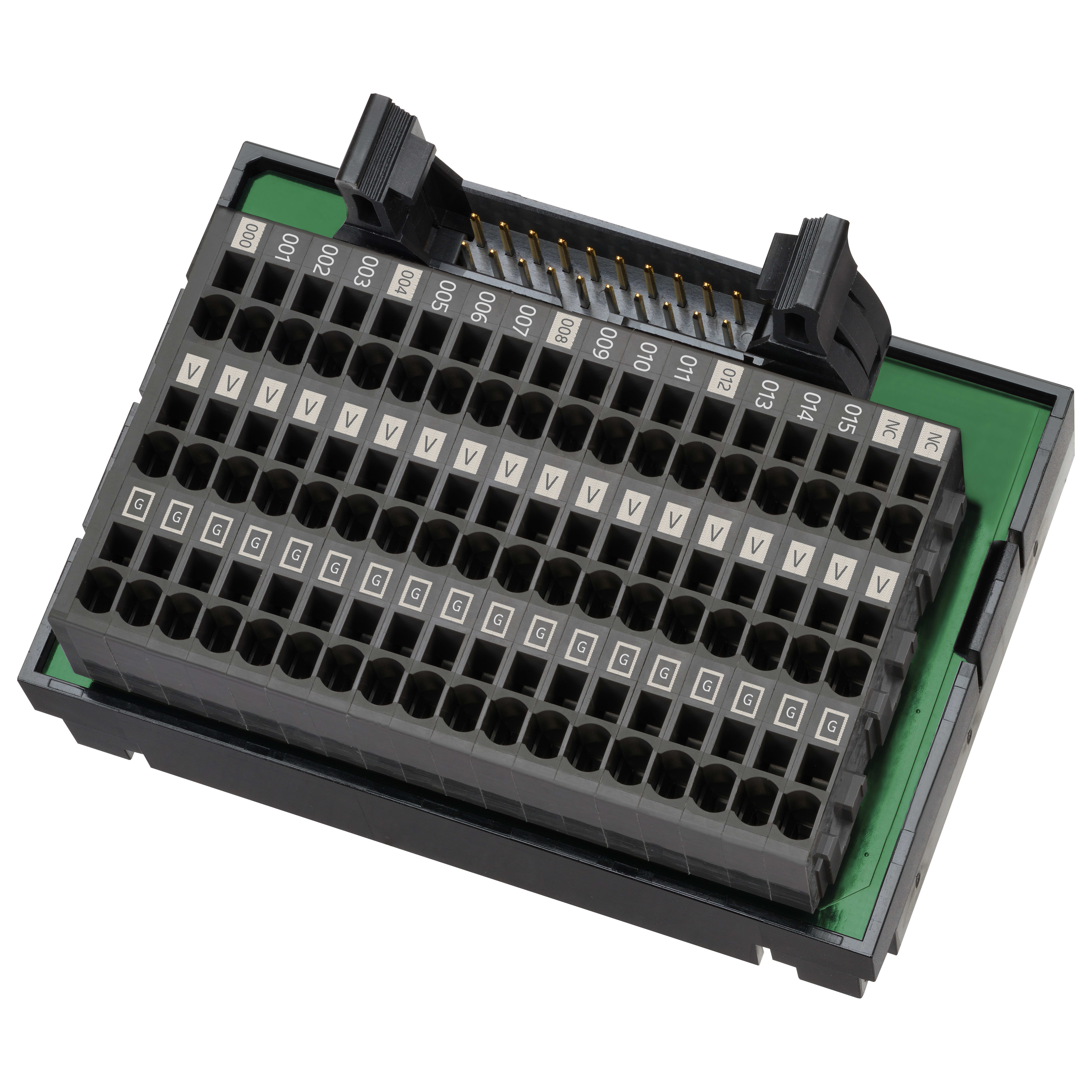 OMRON ELECTRONICS - PLC INTERFACE WIRING SYSTEM WITH PUSH-IN XW2K20GO16AINP