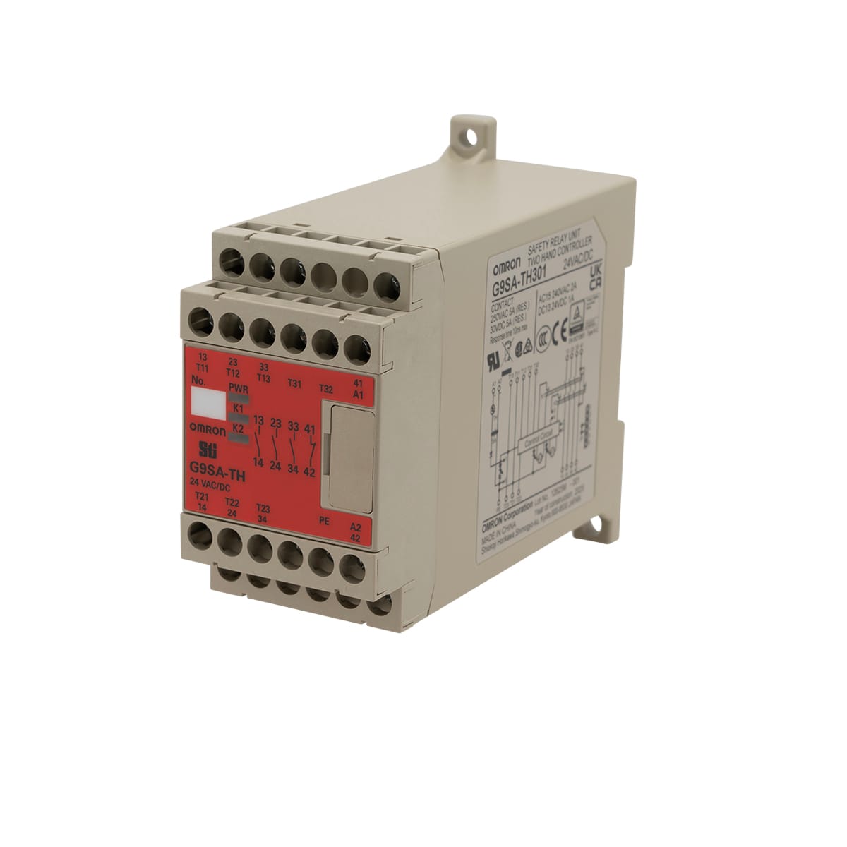 OMRON ELECTRONICS - MODULOBIMANUALE,100-240VAC,3NO+1NC