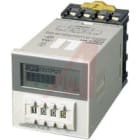 OMRON ELECTRONICS - Temporizzatore digitale H3CA-A, 48x48, multiscala, multifunzione, multitensione, LCD a barre, 1 uscita SPDT ritardata, terminali undecal