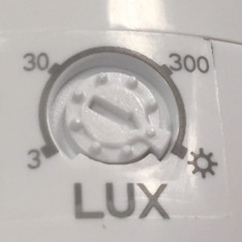 ORBIS - DICROMAT+ Rivelatore di movimento da incasso, rilevamento: angolo 360°, fino a 7 m ad altezza 2.5m, 230V OB136112