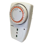 ORBIS - ISI D Interruttore orario a spina, giornaliero, spina 16A, presa Bipasso, 230V