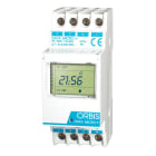 ORBIS - DATA MICRO 2+ Interruttore orario digitale 2 moduli DIN, giornaliero/settimanale, 2 contatti, 230V