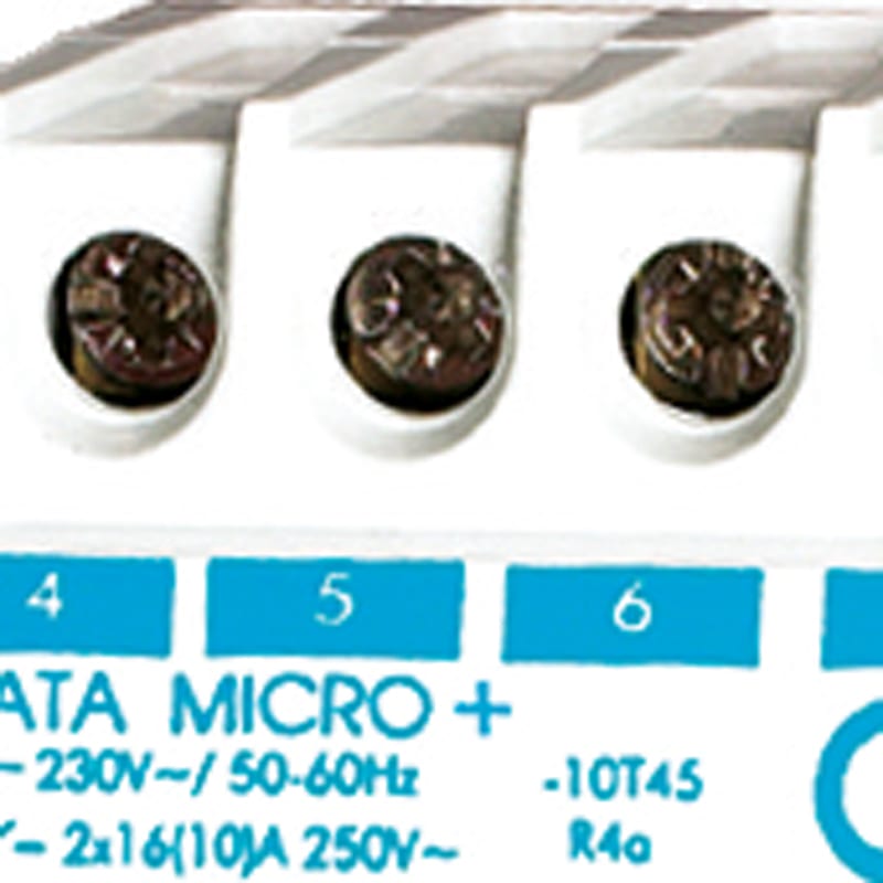 ORBIS - DATA MICRO + Interruttore orario digitale 2 moduli DIN, giornaliero/settimanale, 1 contatti, 230V