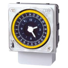 ORBIS - ALPHA D Interruttore Orario Elettromeccanico da parete, retroquadro e barra DIN,giornaliero,senza riserva, 12V