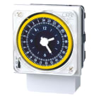 ORBIS - ALPHA QRD Interruttore orario elettromeccanico da parete, retroquadro e barra DIN, giornaliero, riserva 100 ore, 230V