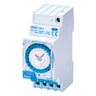 ORBIS - DUO QRS Interruttore orario elettromeccanico 2 moduli DIN, settimanale, riserva 150 ore, 230V