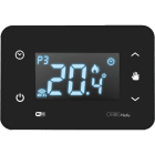 ORBIS - NEXU WiFi NERO Cronotermostato digitale da parete comunicazione WiFi, programmazione settimanale, alim. 230V