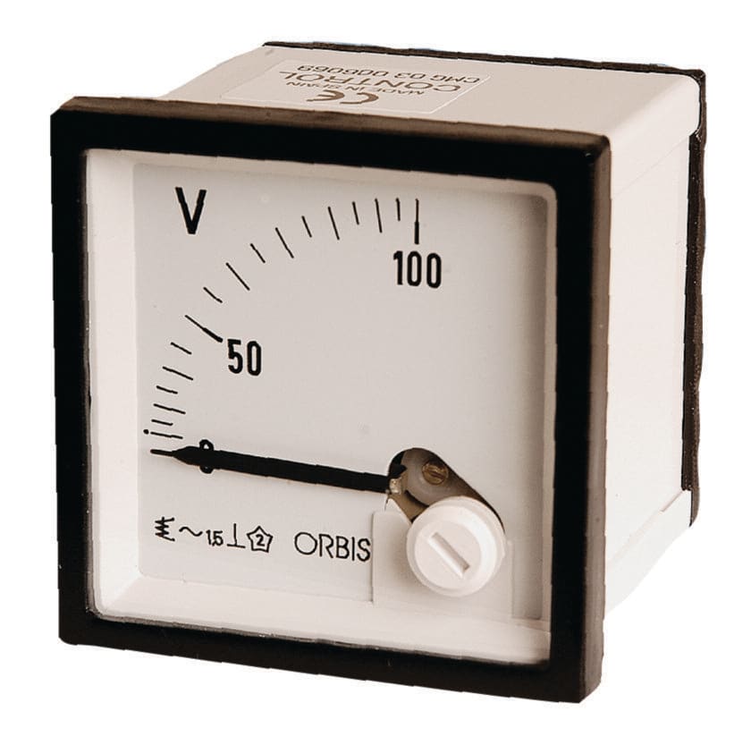 ORBIS - CR48 500V VOLTMETRO DC ,dimensioni 48x48