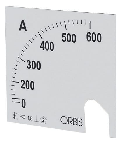 ORBIS - OR3MS 250/5A 2IN SCALA AC ,dimensioni 3 moduli DIN