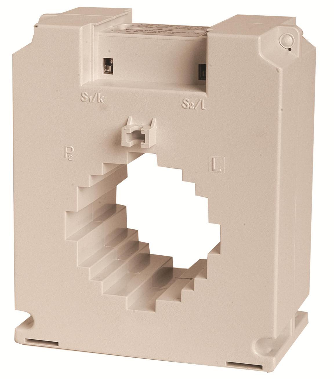 ORBIS - AT60 1000/5A TRASFORMATORE Amperometrico, dimensioni barra inseribile 60mm x 10mm, diametro cavo inseribile 51mm, fissaggio tramiste staffa/ barra DIN