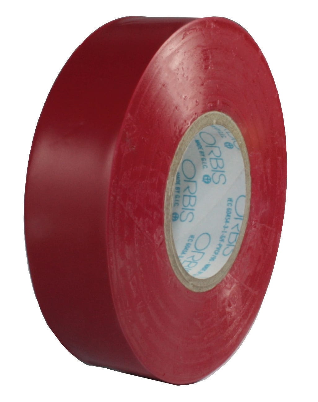 ORBIS - RO1925-13 ROSSO Nastro isolante, spessore 0.13mm, dimensioni: 19 mm x 25 m, confezione 120 pz OB550262