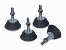 ORBIS - AVT 2048 kit di 4 supporti antivibranti, da terra, altezza 48mm