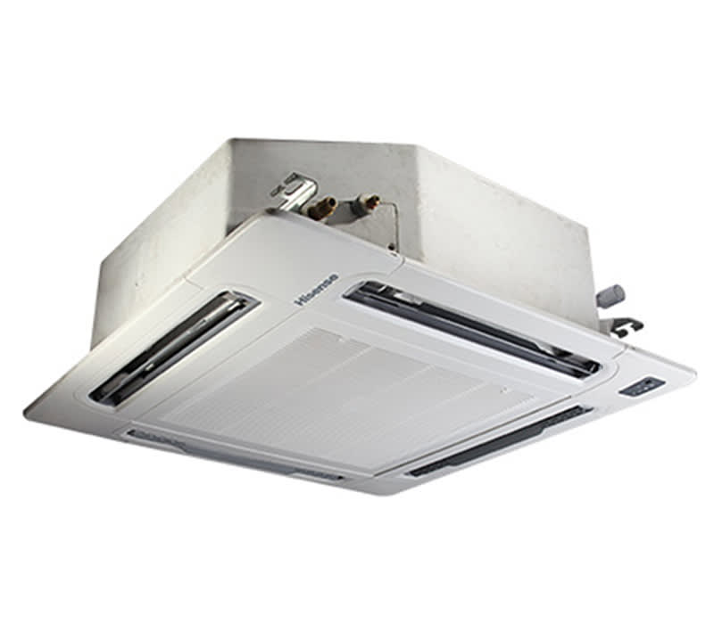 ORBIS - AUC140UR4 Unità interna a CASSETTA e unità esterna,potenza 14.4 kW - 49000 BTU/h,fornito con comando remoto,GAS R32,linea COMMERCIALE CASSETTA,HISENSE OB584420