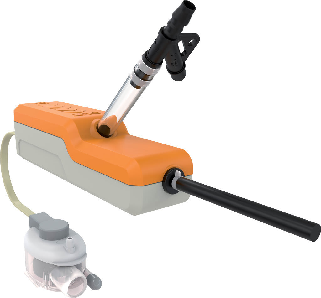 ORBIS - OLA SLIM PLUS pompa scarico condensa a pistone con blocco di rilevazione a galleggiante