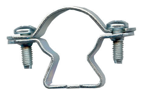 ORBIS - CL 55-60-63 Collari fissatubo in ACCIAIO ZINCATO, diametro tubo da 55 mm a 63 mm