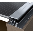 ORBIS - EASY CLAMP BS Profilo di BASE in alluminio per fissaggio su pensilina, con guarnizioni per impermeabilizzazione, lunghezza 5.1m