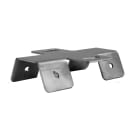 ORBIS - STS-P Staffa in ACCIAIO INOX per coperture in lamiera GRECATA,larghezza 120mm, massima dimensione greca: 38mm