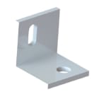 ORBIS - SLX50 Staffa a"L" in ACCIAIO INOX per fissaggio profili, dimensioni 50x50x50mm