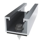 ORBIS - ST EASY 20 Profilo in ALLUMINIO per fissaggio su grecato, compreso di viti ed EPDM, lunghezza 20cm OB620155