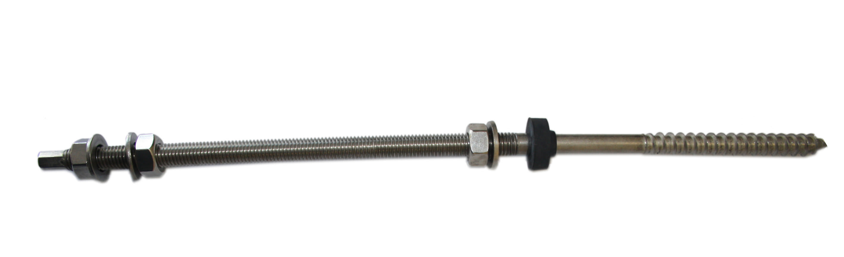 ORBIS - V34 Vite DOPPIO FILETTO per applicazioni su superfici in legno, lunghezza 400mm, filetto M12 OB620216