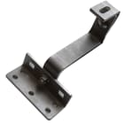 ORBIS - SRUR-X Staffa regolabile con piastra in ACCIAIO INOX AISI 304, 2 regolazioni, spessore 5mm