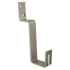 ORBIS - SS-MXS Staffa semplice in ACCIAIO INOX AISI 304 con bulloneria per fissaggio su profilo, per tegole MARSIGLIESI, spessore 6mm