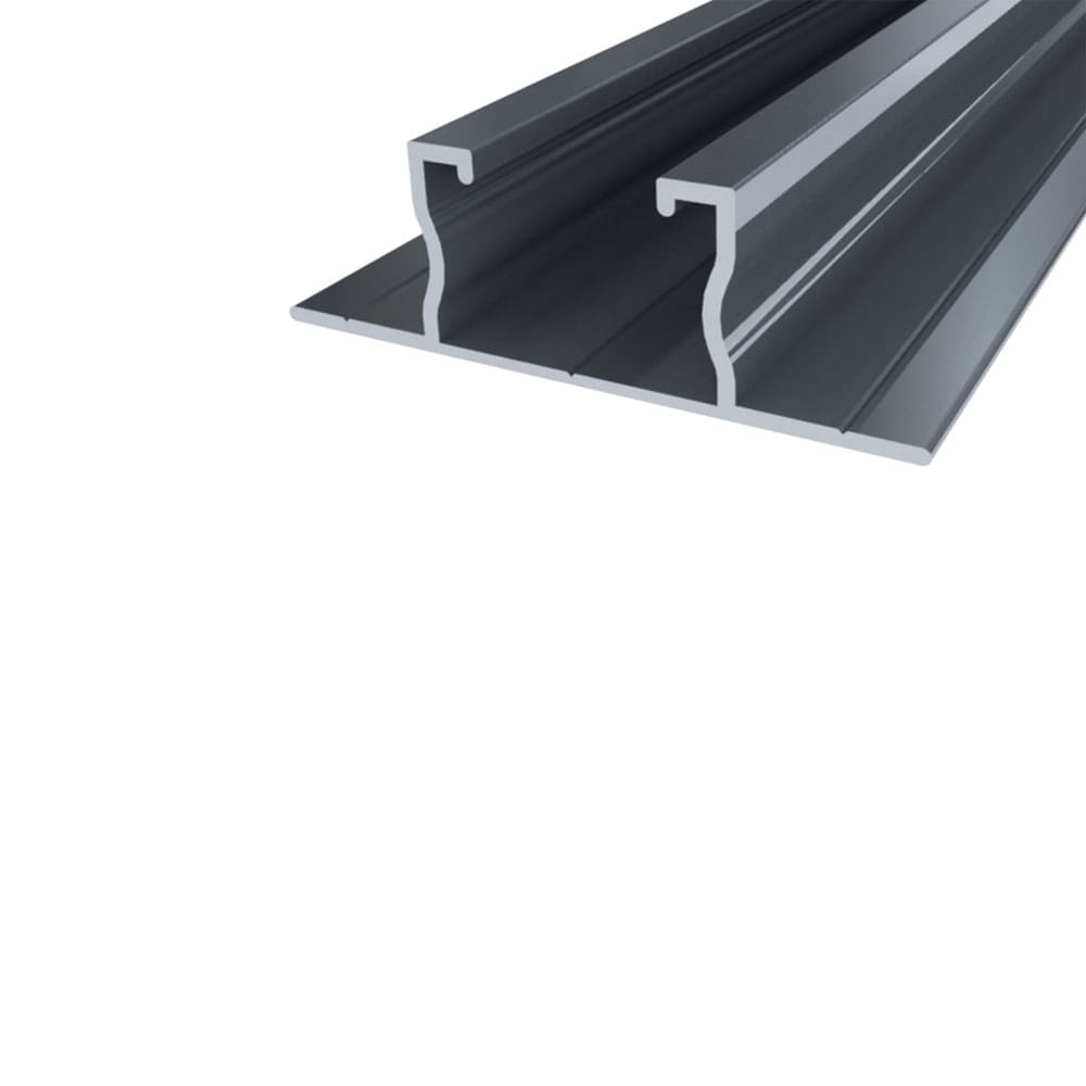 ORBIS - EASY WING SMALL 400 Profilo in ALLUMINIO per sostegno moduli fotovoltaici, con ali laterali per fissaggio su grecata, lunghezza 4m