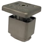 ORBIS - MPU-P2545 Morsetto UNIVERSALE PREASSEMBLATO fissaggio moduli, uso da CENTRALE o TERMINALE, colore ALLUMINIO, spessori moduli ammessi 25mm-45mm OB620505