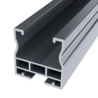 ORBIS - EASY TECH 370 Profilo in ALLUMINIO per sostegno moduli fotovoltaici, con guida, lunghezza 3.7m