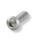 ORBIS - TBBM850 Vite brugola M8 in INOX, lunghezza 50mm, testa bombata con cava esagonale, uso con profili modello EASY CLAMP e spessore pannello 26-30mm